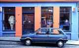 Shop and Car at 62 Candlemaker Row, Old Town, Edinburgh