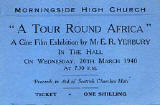 Ticket for a Cine Film by E R Yerbury
