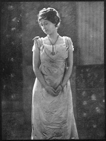 Photograph  of Miss Hellman  -  taken by William Crooke on a tour of America