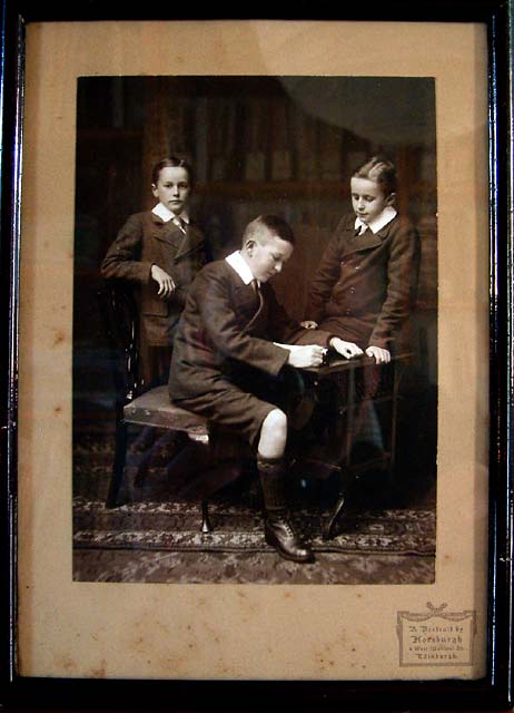 John A Horsburgh  -  Photograph of three boys  -  c.1910