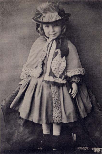 Photograph by Moffat  -  Robert Louis Stevenson  -  Aged 3