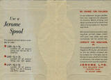 Jerome  -  Developing and Printing envelope  -  inside  -  1950s