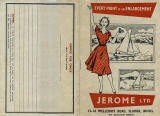 Jerome  -  Developing and Printing envelope  -  outside  -  1950s