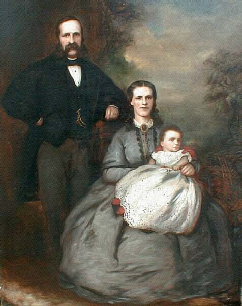 John Lamb  -  Victorian Family Portrait  -  Oil Painting on Canvas