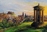 Painting by Frank Forsgard Manclark, 'The Leith Artist'   -   Romantic Edinburgh