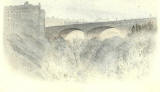 Dean Bridge  -  a watercolour by Peter Ingram Weir, 1891