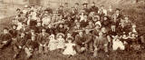 Zoom-in to a photograph of W Archibald Employees  -  Excursion to Linlithgow, 1897