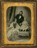 The early Fife and Edinburgh Photographer, Thomas Buist  -  photographed with his wife and daughter in 1857
