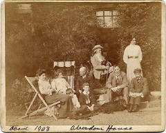  A Group at Aberdour House, Aberdour, Fife, Scotland
