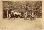 A photograph by John Horsburgh  -  A coach and Queen Victoria