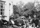 John Horsburgh with William Eadie Anderson and others at Auchterarder House, Perthshire, Scotland