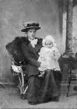 Photograph of Edith Emily Christina Wilson (nee Laubach) and her daughter Theodosia