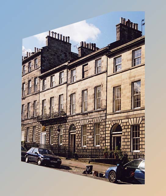 India Street, including No 14, the birthplace of James Clerk Maxwell -  Photographed 21 August 2004