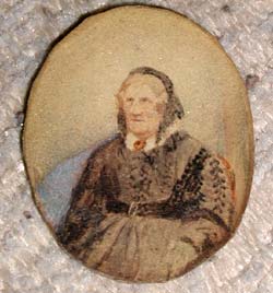 Portrait of a Lady by Moffat  -  found in a locket