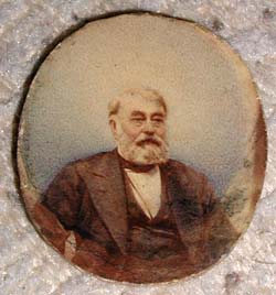Portrait of a Gentleman by Moffat  -  found in a locket