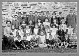 A photograph  by D & W Prophet of a school class at Reay, Caithness in the north of Scotland