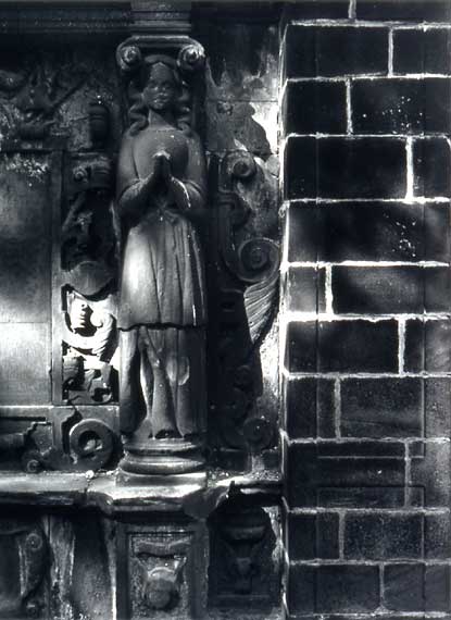 Photograph by Joseph Rock  -  Greyfriars' Graveyard  -  The Young Monument [detail]
