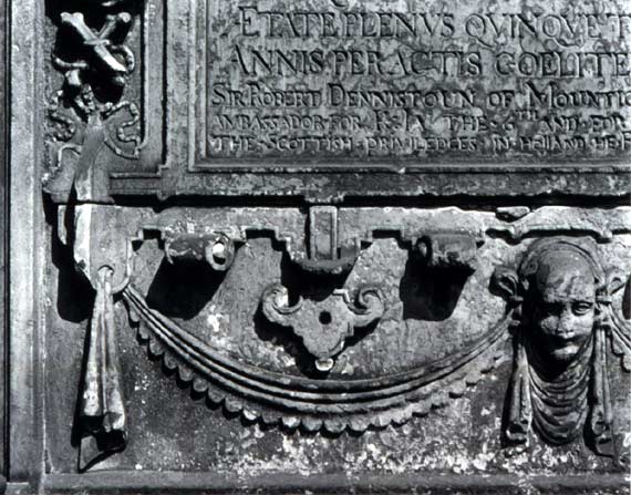 Photograph by Joseph Rock  -  The Dennistoun Monument  [detail]