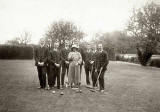 Photograph from the family of Horatio Ross  -  Croquet on the lawn  -  Where?