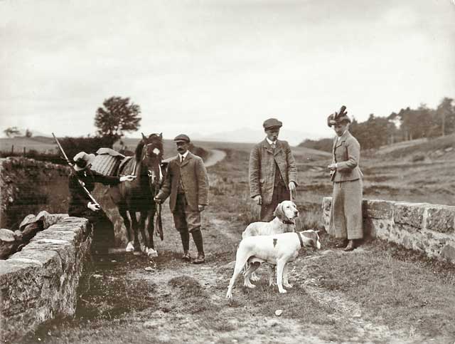 Photograph from the family of Horatio Ross  -  Hunting and Shooting in the Scottish Highlands  -  Bridge