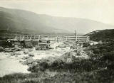 Photograph from the Familly of Horatio Ross  -   Hunting and Shooting in the Scottish Highlands  -  Wooden Bridge
