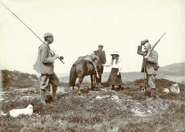 Photograph from the family of Horatio Ross  - Fishing and Hunting in the Scottish Highlands