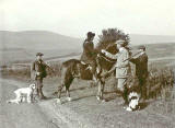 Photograph from the family of Horatio Ross  - On a Highland Road