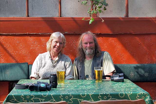 EPS Members, Doug Hamilton and Sue Hill  -  on holiday at Machu Picha, Peru