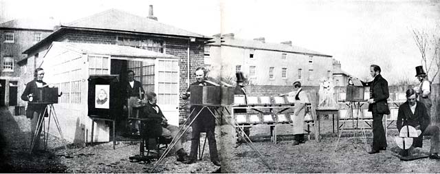 Talbot's Printing Establishment at Reading, photographed around 1846
