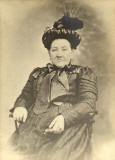 A portrait probably ofthe mother of William Wood of Wood Brothers, Wholesale Fishmerchants, Newhaven  -  photographer not known