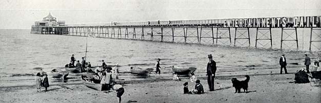 W R & S Ltd photograph from around the early 1900s  -  Portobello Pier