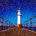 New Images of Edinburgh by Trevor and Faye Yerbury  -  Newhaven Lighthouse