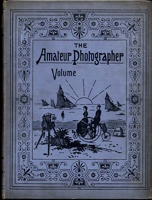 Photographic Journals - The cover of bound volumes of The Amateur Photographer, 1891