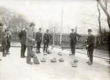 Photograph of an outdoor curling match  -  Where and when?