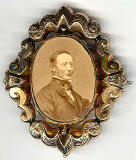 Photograph by Moffat  -  in a brooch