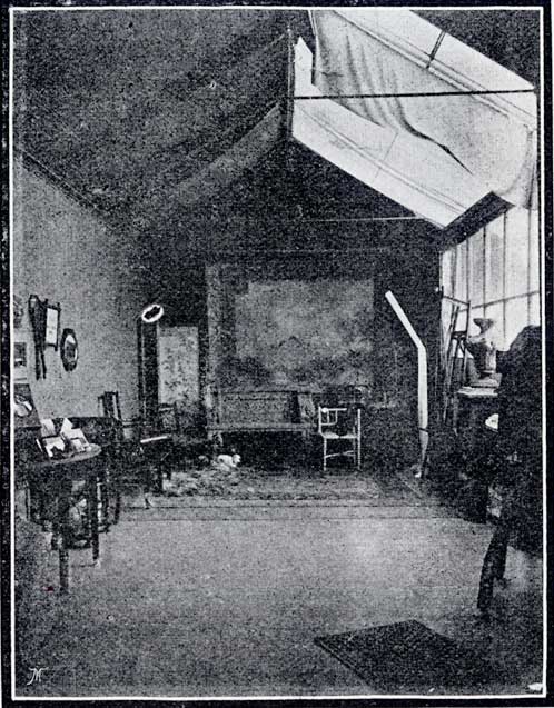 Andrew Young's New Studio at Burntisland Fife.  This photograph was published in 'The Practical Photographer', December 1895