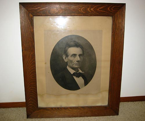 Carbon Print by A W Elson of Boston  -  Abraham Lincoln