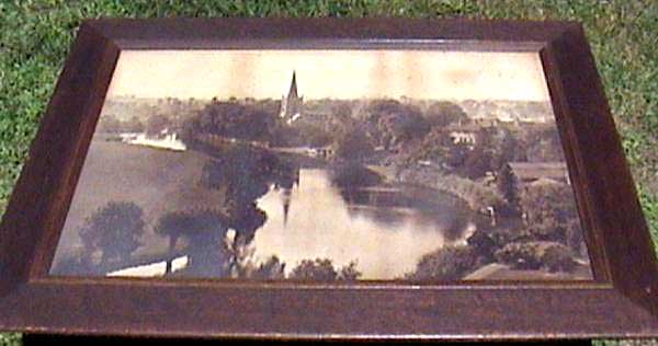 A W Elson Photograph  -  river and church  -  Where is it?