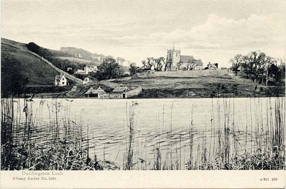 Postcard view in the Albany Series  -  Duddingston Loch  -  1590