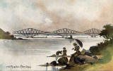 Albany Post Card No 3295  -  Painting  -  The Firth of Forth and Forth Rail Bridge