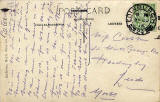 The message on the  back of a postcard from Anderson, North Junction Street, Leith  -  David Kilpatrick School