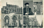 B & R Postcard  - John Knox and associated buildings