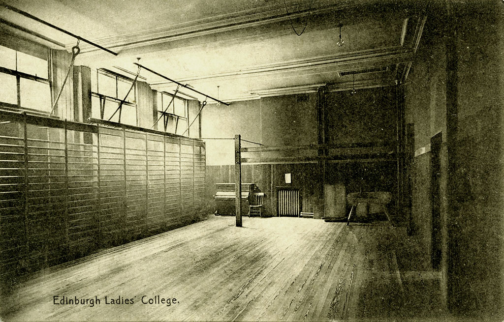 Edinburgh Ladies' College, Gymnasium  - Postcard by PA Buchanan