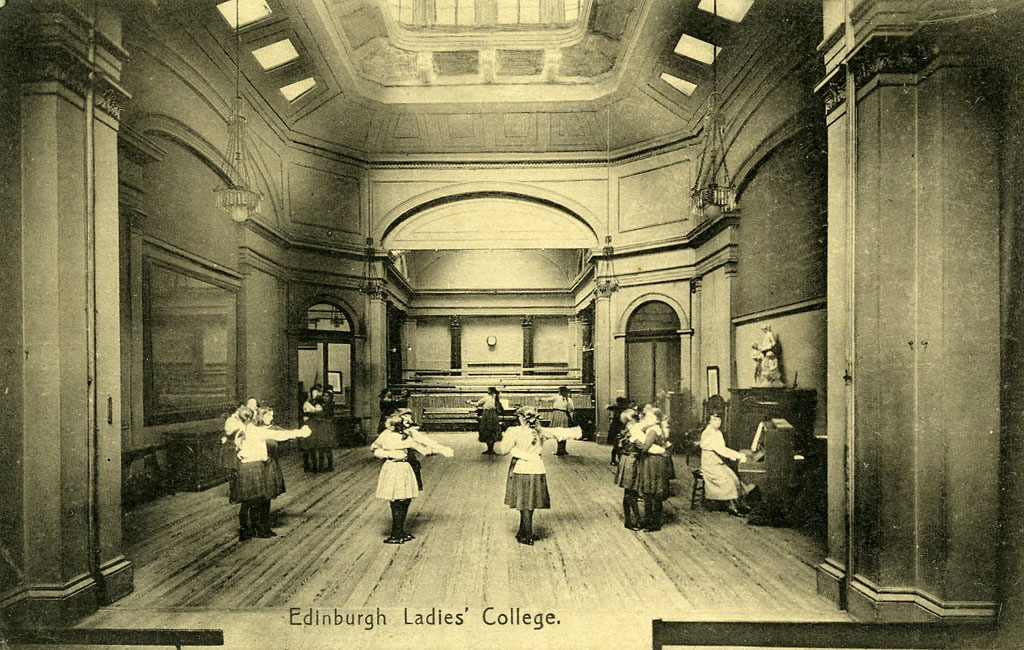 Edinburgh Ladies' College, Piano and Dancing  - Postcard by PA Buchanan