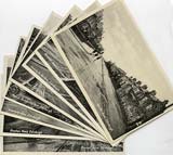 Set of 8 postcards in 'Goldenacre' series,  published by Burns Stationery Depto, Goldenacre, Edinburgh