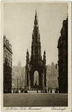 Postcard  -  Castle Series  -  Sir Walter Scott Monument