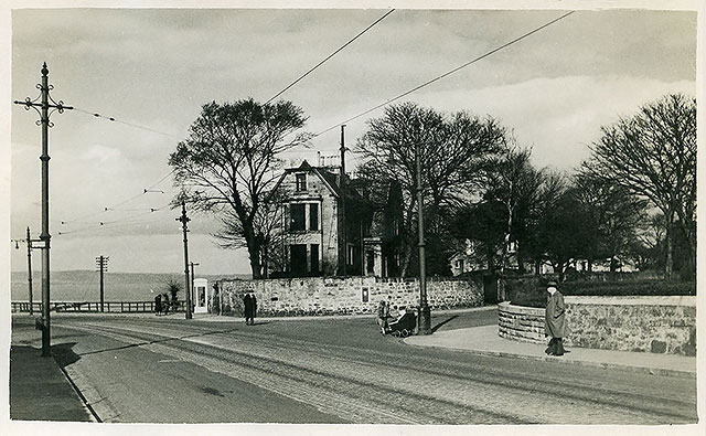 Postcard from 'Crawford - Granton'  -  The corner of Granton Road  Granton Road and Boswall Road