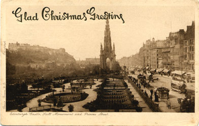 Durie Brown - Post Card with Christmas Greeting