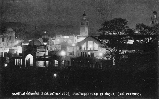 Postcard by Durie Brown  -  Scottish National Exhibition 1908  -  Saughton Park, Edinburgh