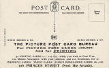 The back of a postcard by Durie Brown  -  Scottish National Exhibition 1908  -  Saughton Park, Edinburgh